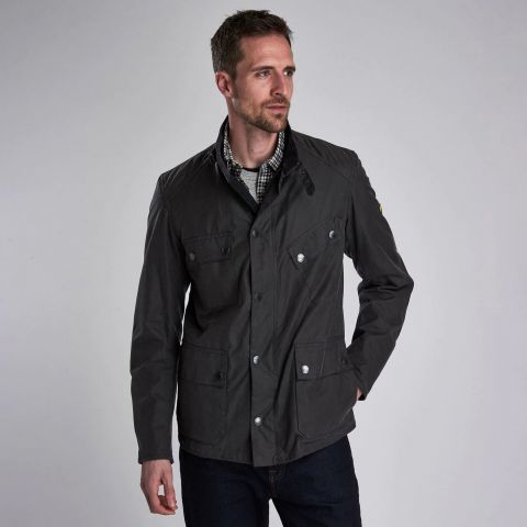 charcoal barbour jacket