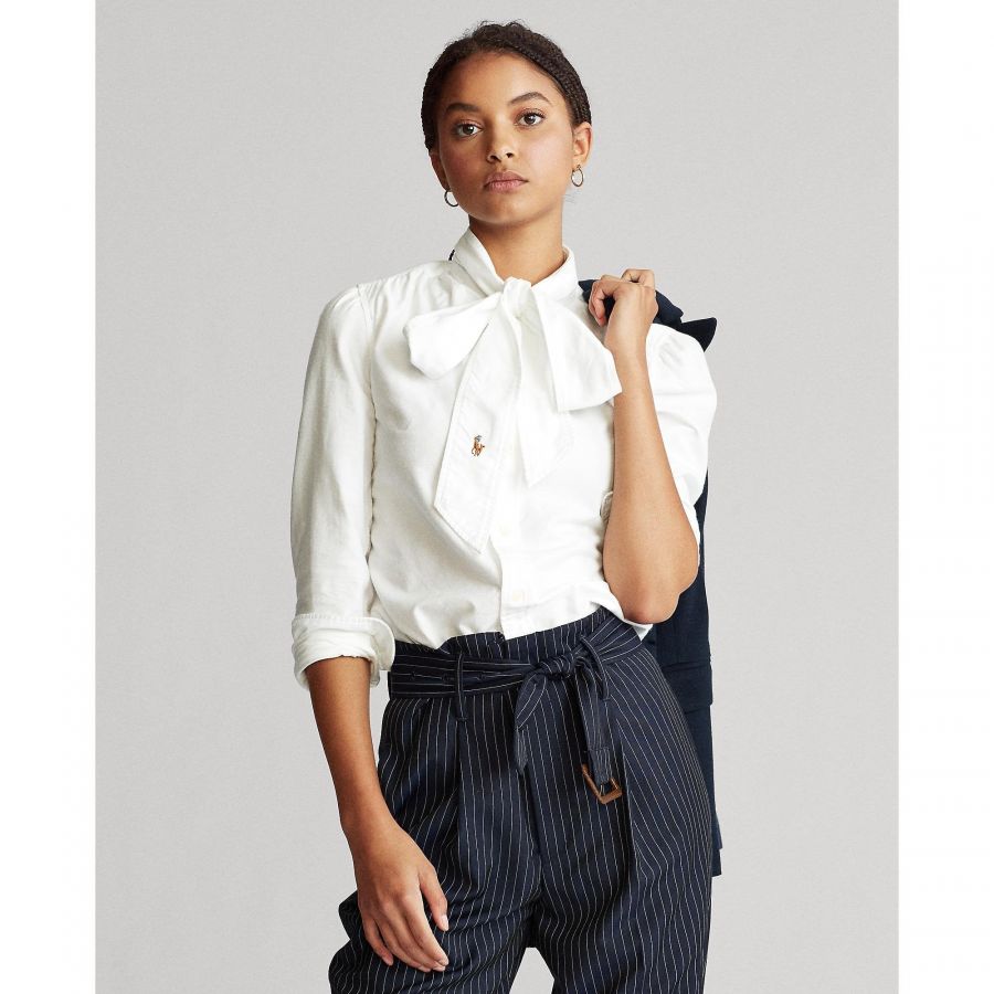 ralph lauren tie blouse