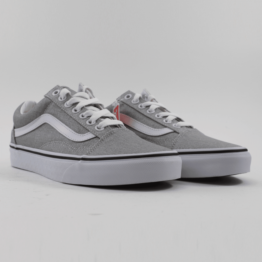 womens old skool vans grey