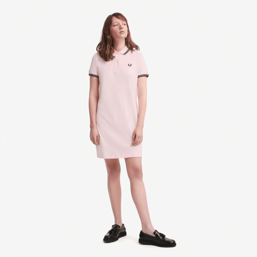 white fred perry dress