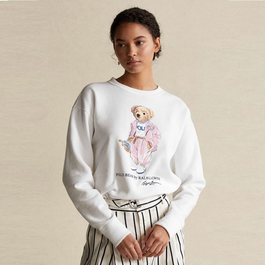 ralph lauren bear sweatshirt women's