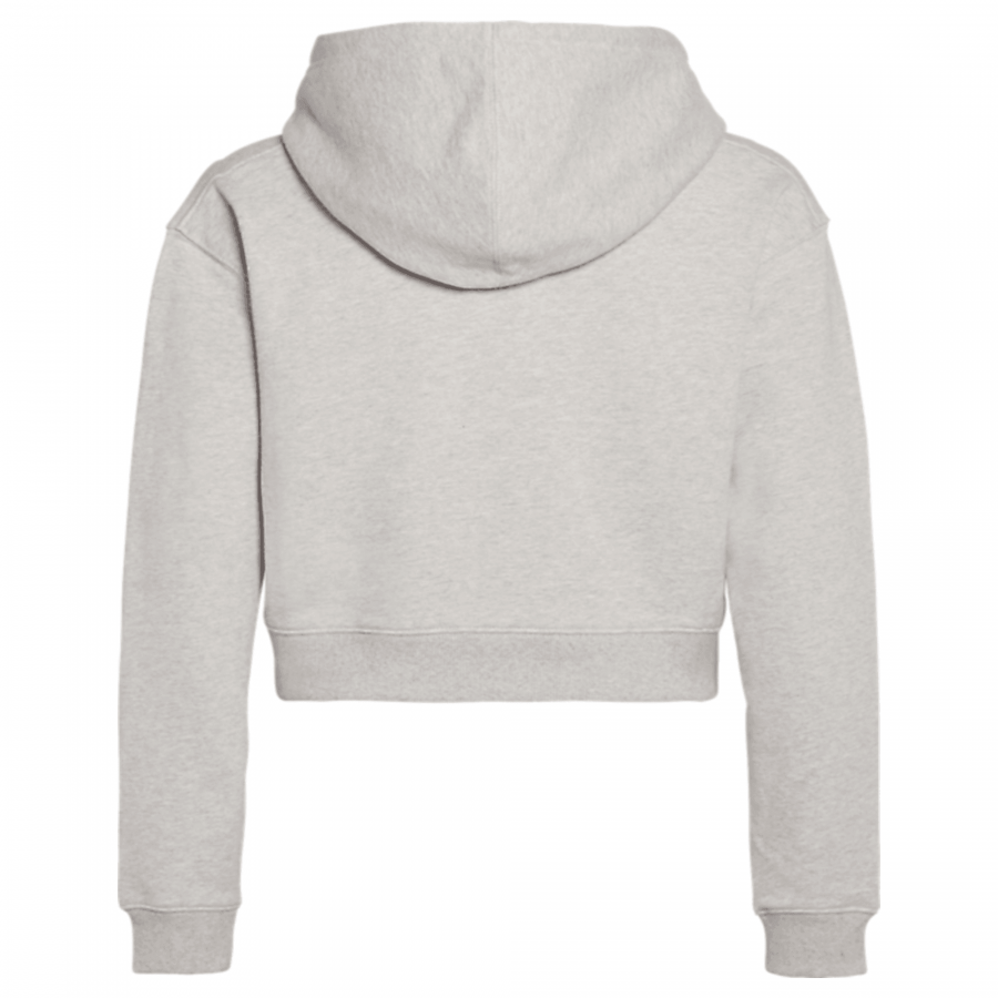 calvin klein grey cropped hoodie