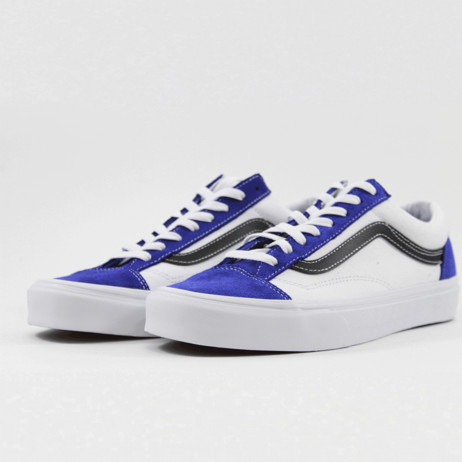 royal blue and black vans