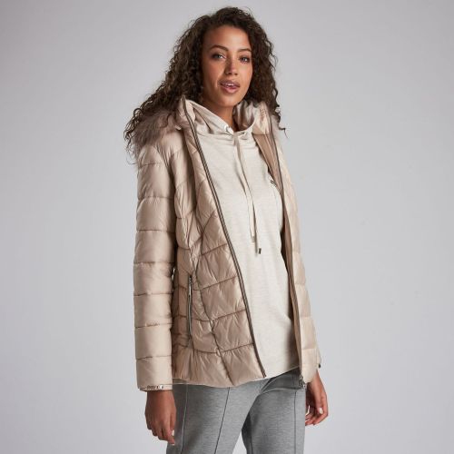 barbour hooded quilted jacket