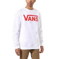 vans sweater white