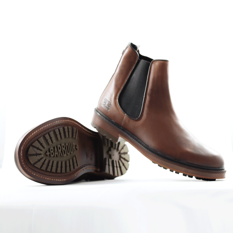 barbour wansbeck chelsea boots tan